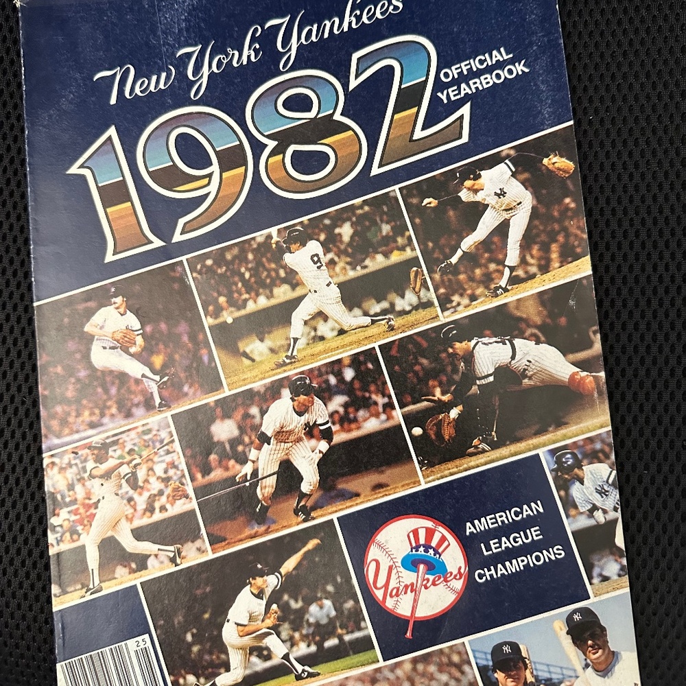 1982 New York Yankees Official Yearbook